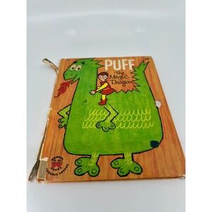 Vintage 1965 Wonder Books Puff The Magic Dragon Children's Book